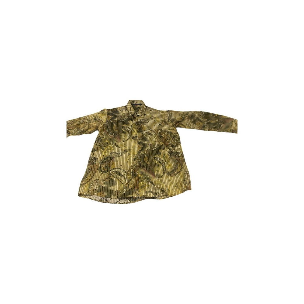 XXL Luchiano Viscont Long Sleeve Button Down Shirt Exquisite Colors Classy Men‎